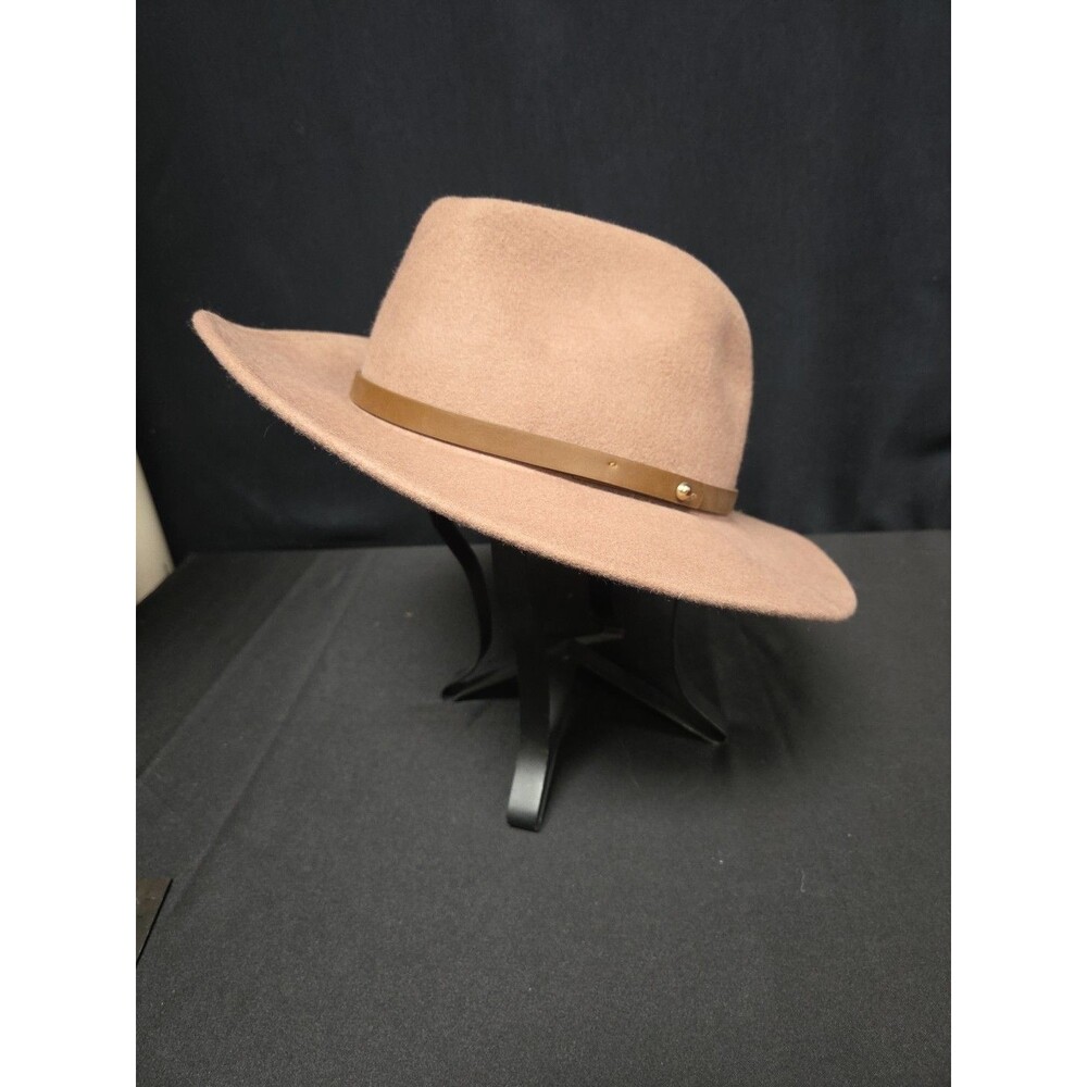 Free People Wythe Brim Brown Wool Women’s Hat Rn 66170 One Size